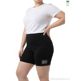 Фотография Шорты женские Лето 05711MU норма чорний (4 шт. р.сетка S-XL) "Sport style" недорого оптом от прямого поставщика