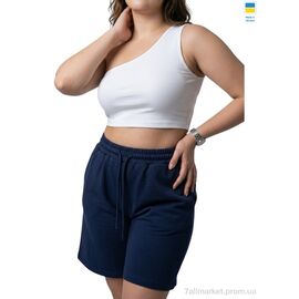 Фотография Шорты женские Лето 1238 норма синій (4 шт. р.сетка S-XL) "Sport style" недорого оптом от прямого поставщика