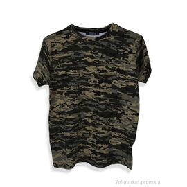 Фотография Футболка детская Лето 4404 khaki (6 шт. р.сетка 128-176) "Мир" недорого оптом от прямого поставщика