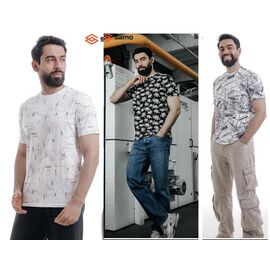 Фотография Футболка мужская 5488-3 white р.48-56 "Samo" недорого оптом от прямого поставщика