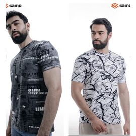 Фотография Футболка мужская 5488-5 grey р.48-56 "Samo" недорого оптом от прямого поставщика
