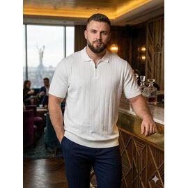 Фотография Футболка мужская MR1461 white р.3XL-6XL "Moranny" недорого оптом от прямого поставщика