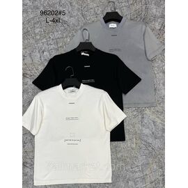 Фотография Футболка мужская молодёжная р-ры L-4XL(3цв) "PROSTOMEN" недорого оптом от прямого поставщика