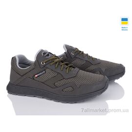 Фотография Кроссовки мужские модные Весна/осень Sport-2 хакі сітка (8 пар р.40-45) "Paolla" недорого оптом от прямого поставщика