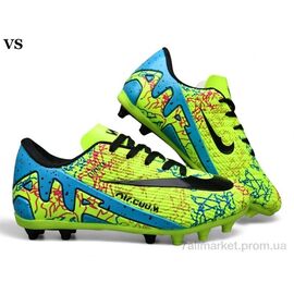 Футбольне взуття дитячі Весна/осінь Walked 037 crampon green (8 пар р.31-35) "VS" недорого оптом від прямого постачальника