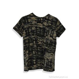Фотография Футболка детская Лето 4404-1 khaki (6 шт. р.сетка 128-176) "Мир" недорого оптом от прямого поставщика
