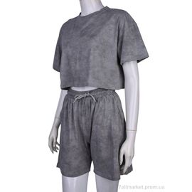 Жіночий костюм Літо 4407-WY129 grey (4 шт. р.сіткаS-XL) "Мир" недорого оптом від прямого постачальника
