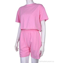 Жіночий костюм Літо 4407-WY133 pink (4 шт. р.сіткаM-2XL) "Мир" недорого оптом від прямого постачальника