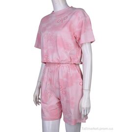 Жіночий костюм Літо 4407-WY135 pink (4 шт. р.сіткаM-2XL) "Мир" недорого оптом від прямого постачальника