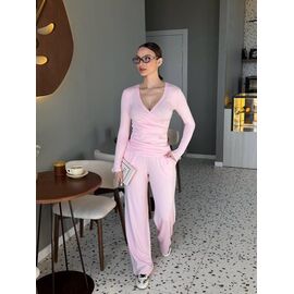 Костюм жіночий 6062 pink р.42-50 "LINDA" недорого оптом від прямого постачальника