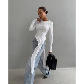 Фотография Свитер женский 655 white р.42-46 "Alisa Brand" недорого оптом от прямого поставщика
