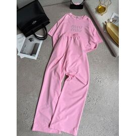 Фотография Костюм спортивный женский 9076 pink р.42-52 "LINDA" недорого оптом от прямого поставщика