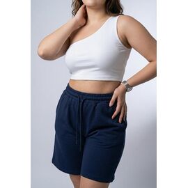 Фотография Шорты женские 1238 navy р.S-XL "VICTORY" недорого оптом от прямого поставщика
