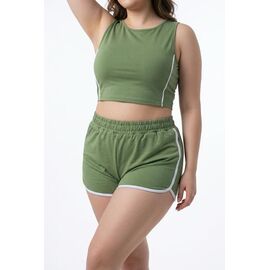 Шорти жіночі 1614 green р.S-XL "VICTORY" недорого оптом від прямого постачальника