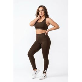 Лосини жіночі 500-2 brown р.S-XL "VICTORY" недорого оптом від прямого постачальника