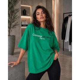 футболка жіноча F048 green р.S-L "SHEPARIS" недорого оптом від прямого постачальника