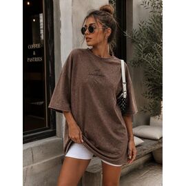 футболка жіноча FV040 brown р.one size "SHEPARIS" недорого оптом від прямого постачальника