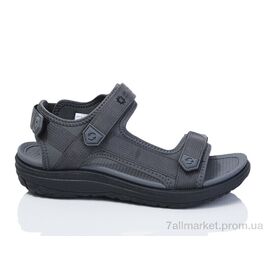 Сандалії дитячі літні Літо 1638-2 grey (8 пар р.37-42) "Ok Shoes" недорого оптом від прямого постачальника