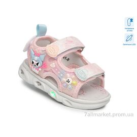 Босоніжки дитячі літні Літо 65041F LED (8 пар р.21-26) "Ok Shoes" недорого оптом від прямого постачальника