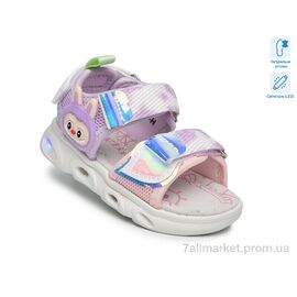 Босоніжки дитячі літні Літо 65042H LED (8 пар р.21-26) "Ok Shoes" недорого оптом від прямого постачальника