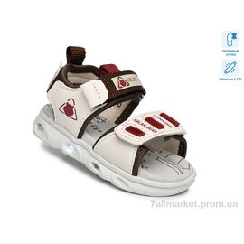 Сандалії дитячі літні Літо 65038D LED (8 пар р.21-26) "Ok Shoes" недорого оптом від прямого постачальника