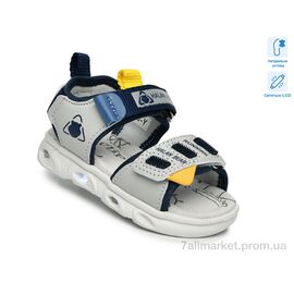 Сандалії дитячі літні Літо 65038Y LED (8 пар р.21-26) "Ok Shoes" недорого оптом від прямого постачальника