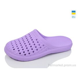 Шльопанці жіночі полегшені Літо N202 фіолет (6 пар р.36-41) "Lot Shoes" недорого оптом від прямого постачальника