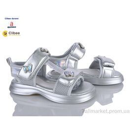 Босоніжки дитячі літні Літо RC151-2 silver (6 пар р.32-37) "Clibee-Doremi" недорого оптом від прямого постачальника