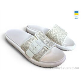 Шльопанці жіночі полегшені Літо DS842 кремовий (6 пар р.37-41) "Rai shoes" недорого оптом від прямого постачальника