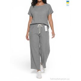 Фотография Женские брюки Лето 4941 св.сірий (3 шт. р.сетка XL-3XL) "Sport style" недорого оптом от прямого поставщика