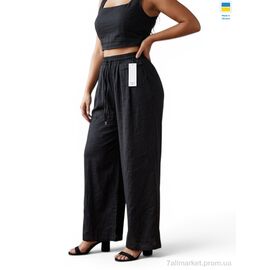 Фотография Женские брюки Лето 4941 чорний (3 шт. р.сетка XL-3XL) "Sport style" недорого оптом от прямого поставщика