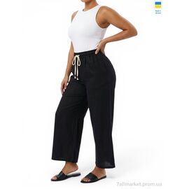 Фотография Женские брюки Лето 49058 чорний (3 шт. р.сетка 4XL-6XL) "Sport style" недорого оптом от прямого поставщика