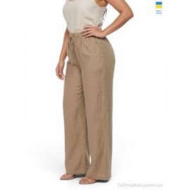 Фотография Женские брюки Лето 49058 мокко (3 шт. р.сетка 4XL-6XL) "Sport style" недорого оптом от прямого поставщика