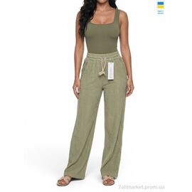 Фотография Женские брюки Лето 4902 олива (4 шт. р.сетка S-XL) "Sport style" недорого оптом от прямого поставщика