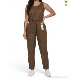 Фотография Женские брюки Лето 49048 шоколад (5 шт. р.сетка 6XL-8XL) "Sport style" недорого оптом от прямого поставщика