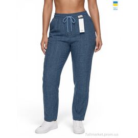 Фотография Женские брюки Лето 49048 джинс (5 шт. р.сетка 6XL-8XL) "Sport style" недорого оптом от прямого поставщика