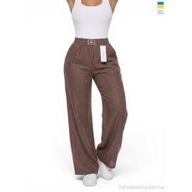 Фотография Женские брюки Лето 49045 шоколад (3 шт. р.сетка XL-3XL) "Sport style" недорого оптом от прямого поставщика