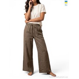 Фотография Женские брюки Лето 49045 мокко (3 шт. р.сетка XL-3XL) "Sport style" недорого оптом от прямого поставщика