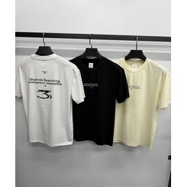 Фотография Футболка мужская F1455 beige р.L-4XL "F.T.H" недорого оптом от прямого поставщика