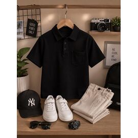 Фотография Футболка детская на мальчика X688112 black р.110-150 "Major" недорого оптом от прямого поставщика
