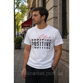 Фотография Футболка мужская стильная POSITIVE р.M-2XL (2цв) "MODY" недорого оптом от прямого поставщика