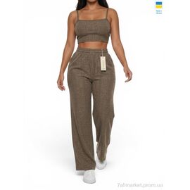 Фотография Женские брюки Лето 49046 сірий (3 шт. р.сетка 4XL-6XL) "Sport style" недорого оптом от прямого поставщика