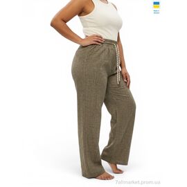 Фотография Женские брюки Лето 49047 сірий (5 шт. р.сетка 6XL-10XL) "Sport style" недорого оптом от прямого поставщика
