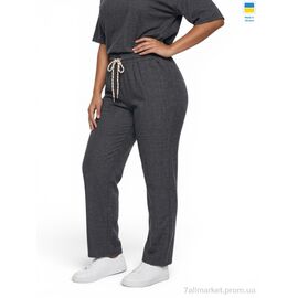 Фотография Женские брюки Лето 49047 графіт (5 шт. р.сетка 6XL-10XL) "Sport style" недорого оптом от прямого поставщика