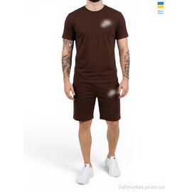 Фотография Спортивный костюм мужской Лето 11NI шоколад (5 шт. р.сетка 46-54) "Sport style" недорого оптом от прямого поставщика