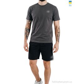 Фотография Спортивный костюм мужской Лето 11NB графіт (5 шт. р.сетка 46-54) "Sport style" недорого оптом от прямого поставщика