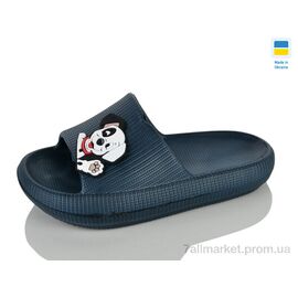 Шльопанці дитячі літні Літо 022 синій (6 пар р.24-29) "Lot Shoes" недорого оптом від прямого постачальника