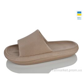 Шльопанці жіночі полегшені Літо 024 капучино (6 пар р.36-41) "Lot Shoes" недорого оптом від прямого постачальника