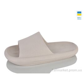 Шльопанці жіночі полегшені Літо 024 беж (6 пар р.36-41) "Lot Shoes" недорого оптом від прямого постачальника