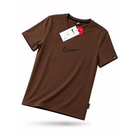 Фотография Футболка мужская 14397 brown р.S-2XL "Alex Clothes" недорого оптом от прямого поставщика